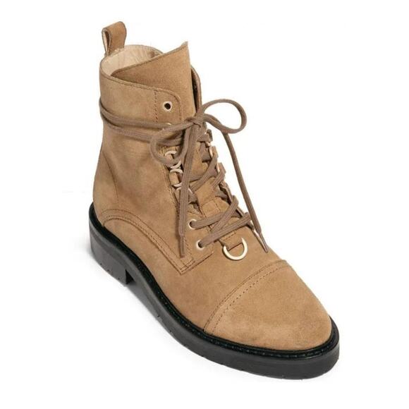 All Saints Lira Hiking Boot 9.5 Tan NEW - Picture 1 of 9